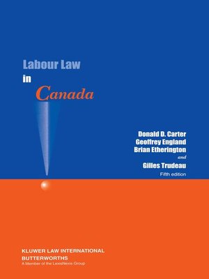 cover image of Labour Law in Canada